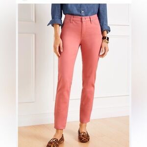 TALBOTS FLAWLESS FIVE POCKETS PETITE CROPPED JEANS SZ 4P